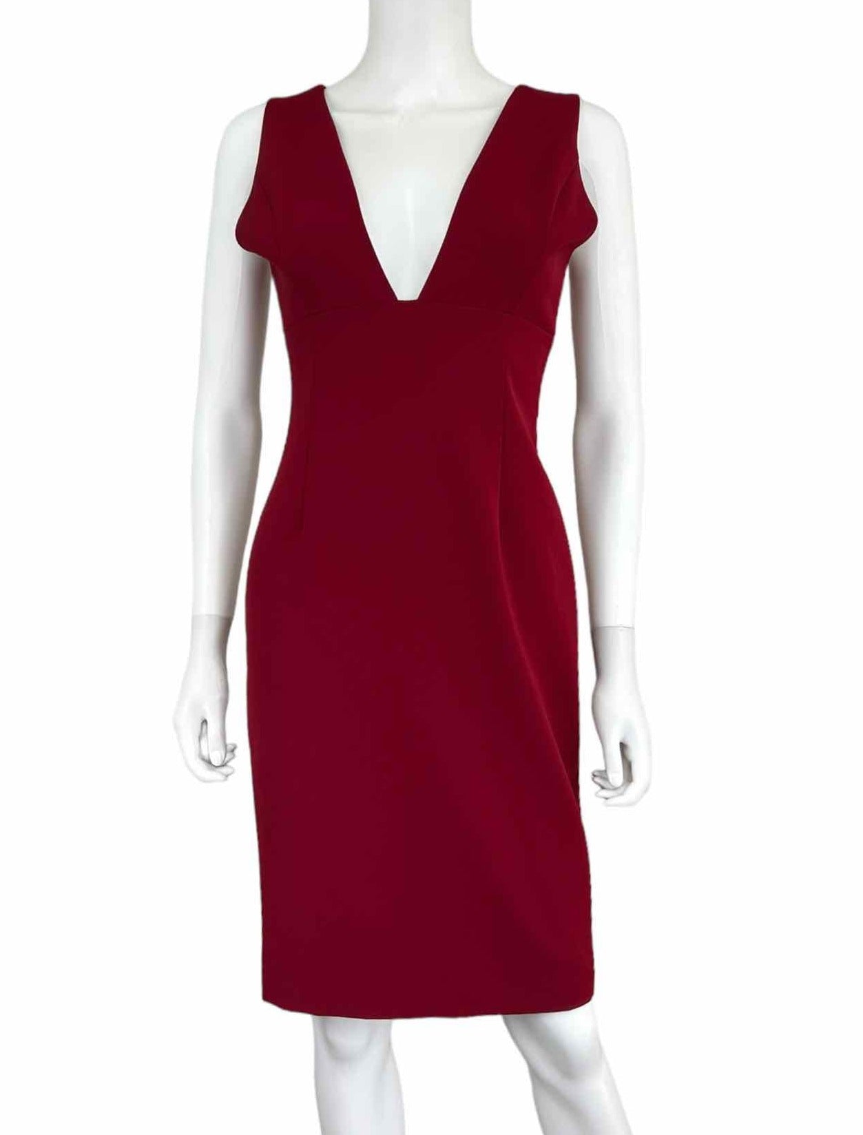 alice + olivia Maroon ESMIRA Cocktail Dress Size 6