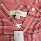 LOFT NWT Plaid Blouse Size XL