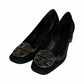 TORY BURCH Black Suede FRANNIE Pumps Size 6.5