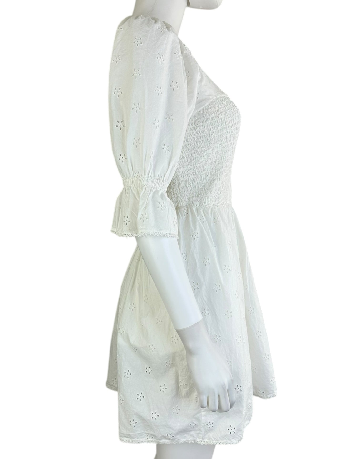 Spell White Mini Sundress Size XS