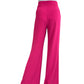 alice & olivia Hot Pink Dylan High Waisted Leg Pants Size 6
