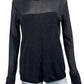 Alexander Wang Black Mesh Blouse Size L Blouse