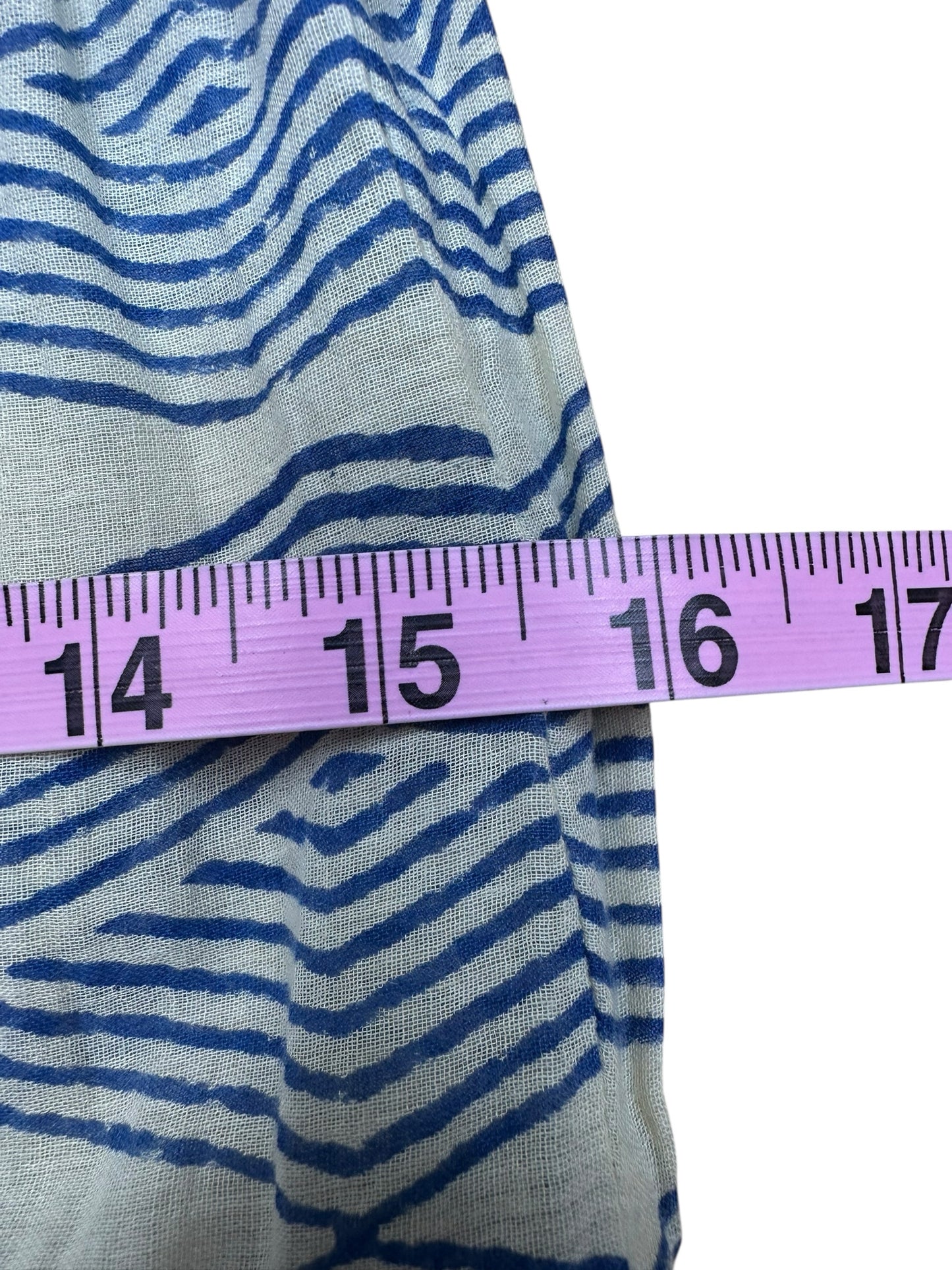 Alix of Bohemia Blue 'Saranna' 100% Cotton Maxi Dress Size S