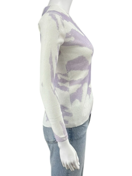 one grey day NWT  Purple Marbled Sweater Size XS