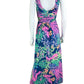 Lilly Pulitzer Blue Coral Print Maxi Dress Size S