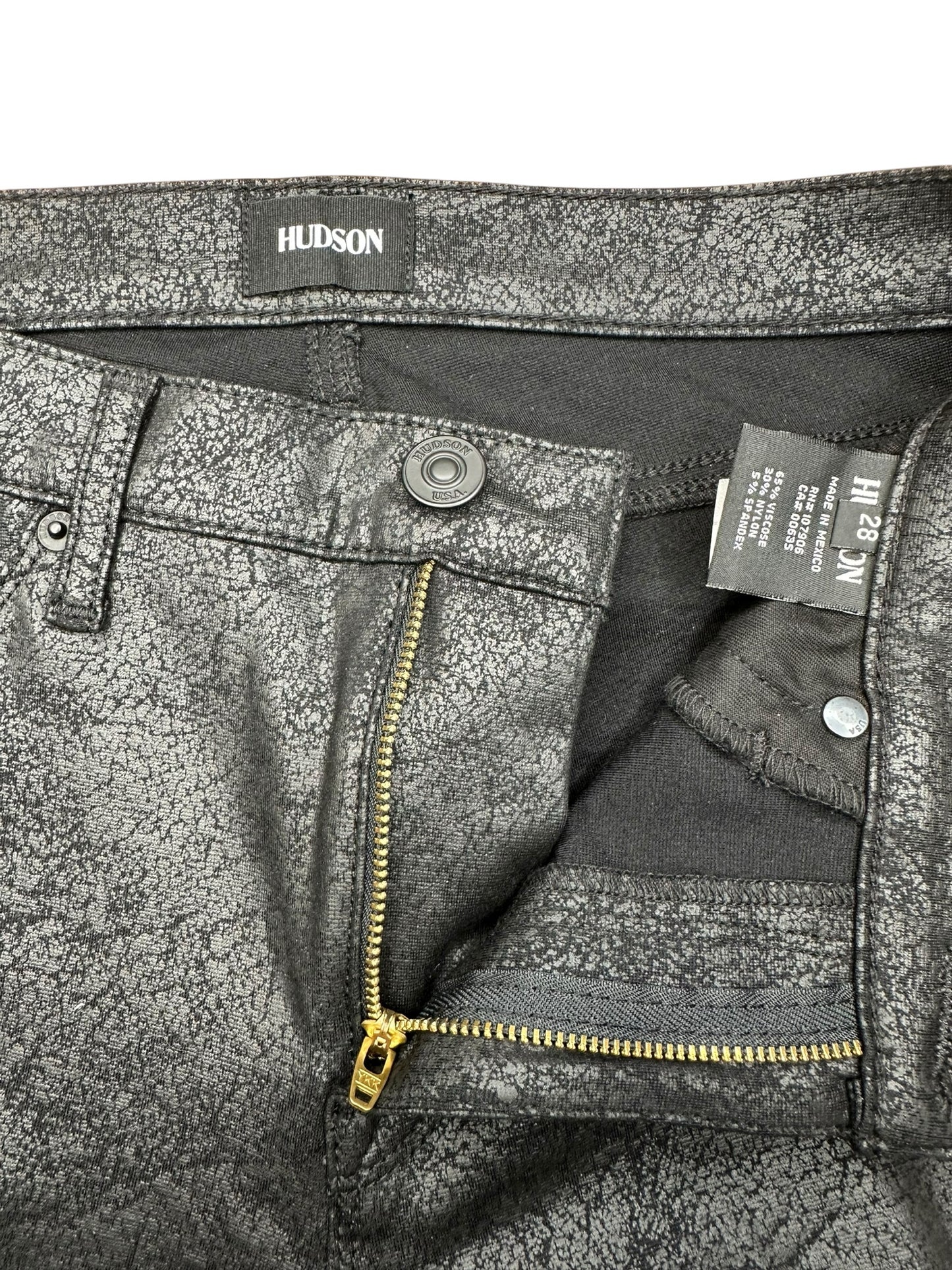 hudson Black Skinny Jeans Size 28