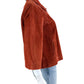 Coldwater Creek Rust Orange Suede Jacket Size M