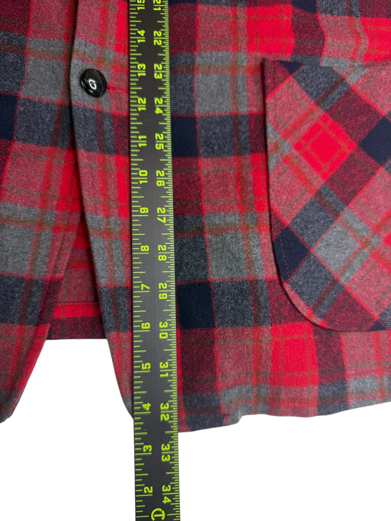 PENDLETON Vintage Red Pure Virgin Wool Blazer Size L