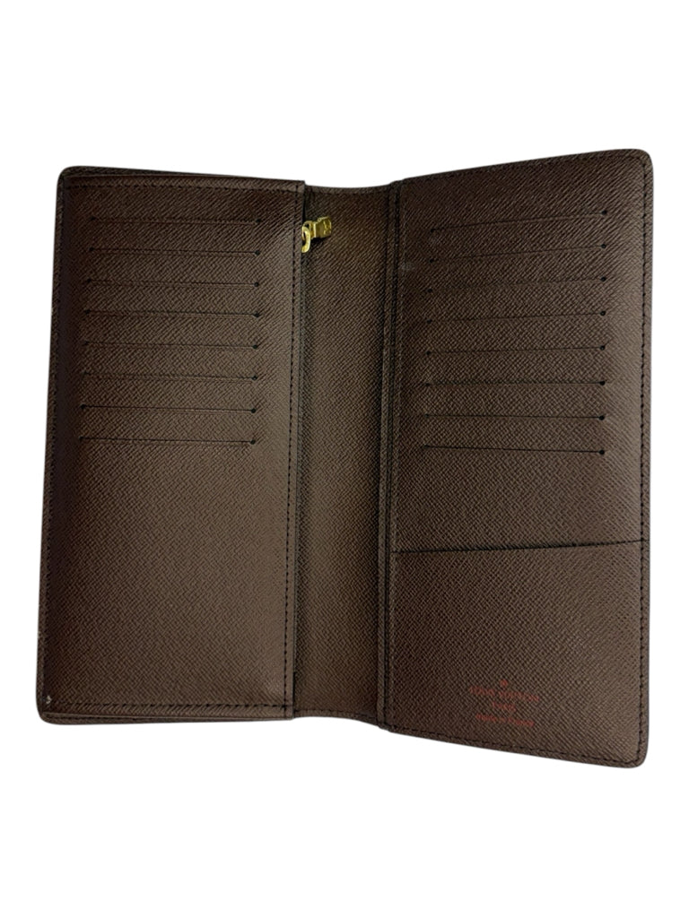 Louis Vuitton Brown Damier Ebene Brazza Wallet