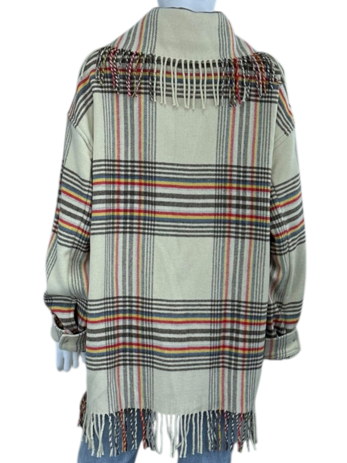 POLO by Ralph Lauren NWT Cream Plaid Wool Jacket Size XL