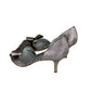 Butter Rose Glitter Bow Cassidy D'Orsay Heels Size 7.5