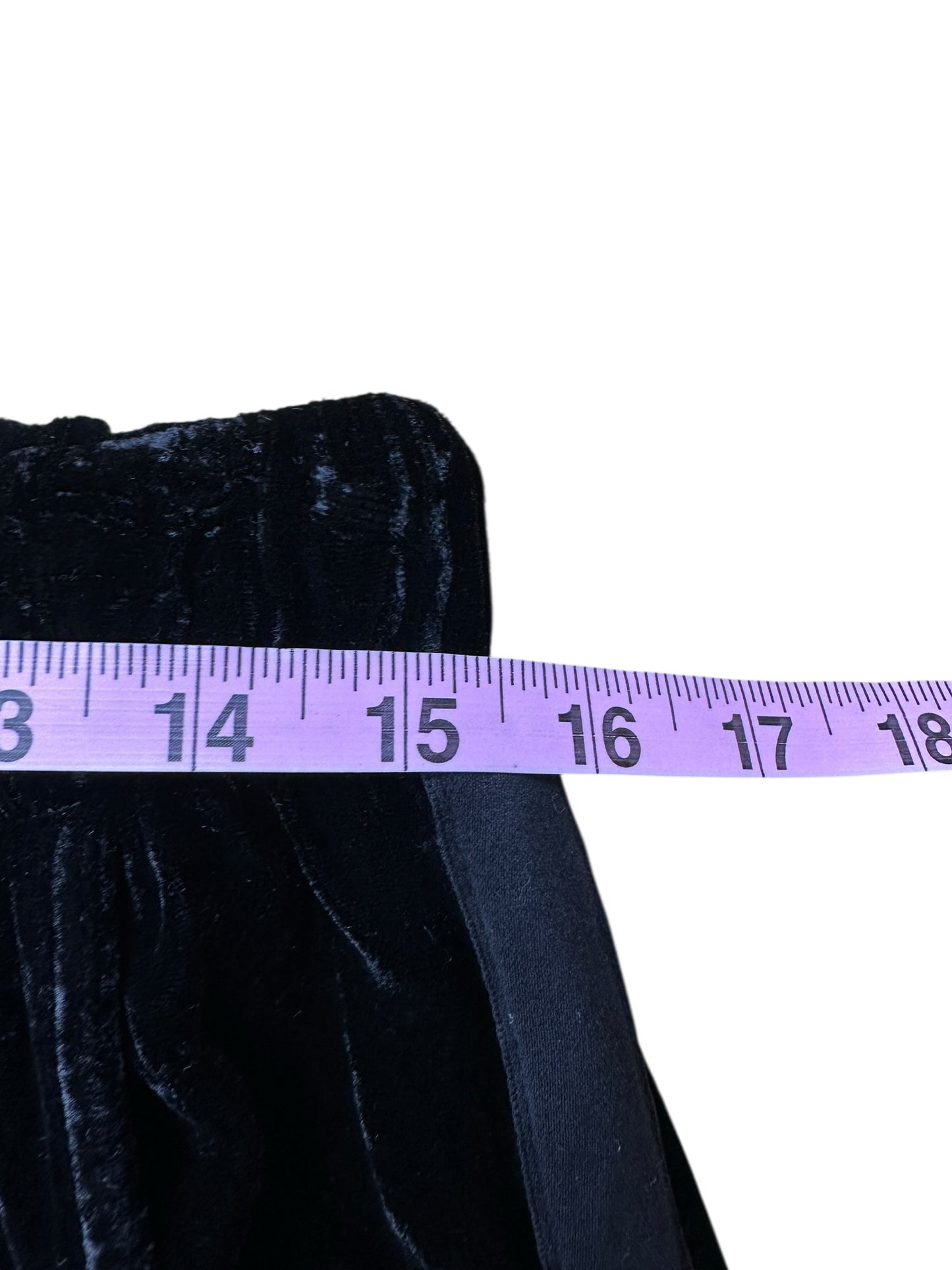 bella dahl Black Velvet Jogger Track Suit Set Size M