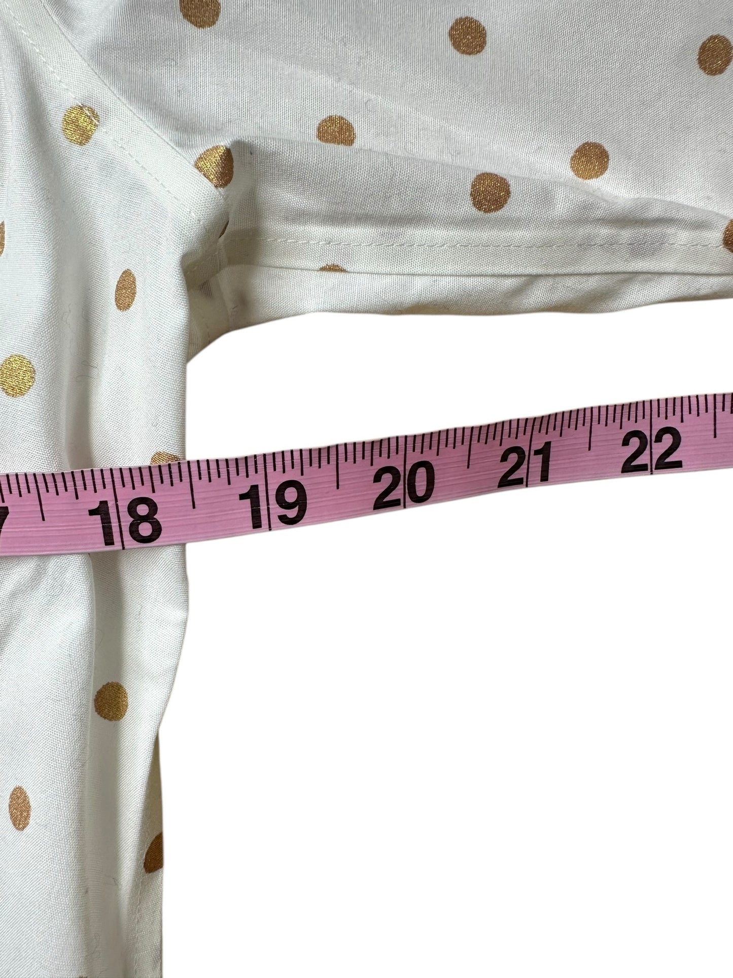 Talbots NWT Polka Dot No Iron Button-Down Shirt Size 8