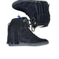 Louis Vuitton Black Millenium Wedge Sneaker Size 37.5
