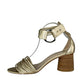 PAIGE Gold Strappy Sandals Size 9