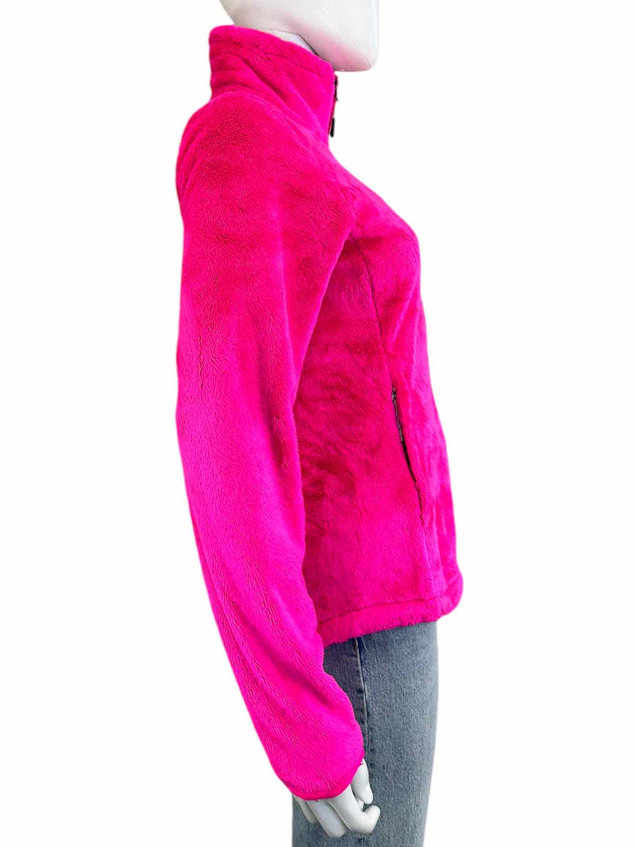 THE NORTH FACE Hot Pink Fleece Zip-Up Jacket Size S