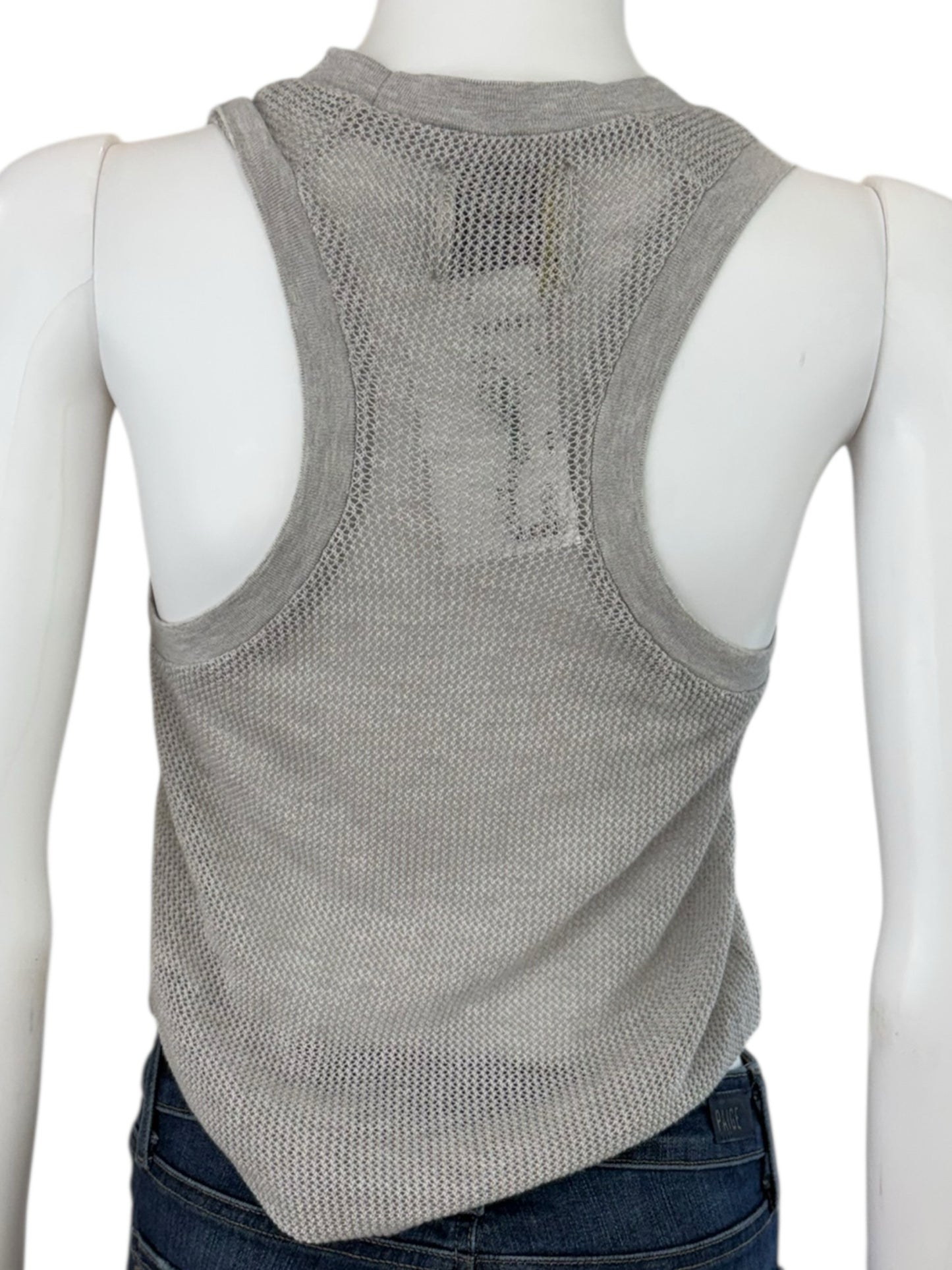 Jumper1234 Gray Knit Tank Top Size S