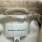 BANANA REPUBLIC Beige Italian Melton Wool Blend Peacoat Size M