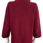 EILEEN FISHER Dark Red Cardigan Size S