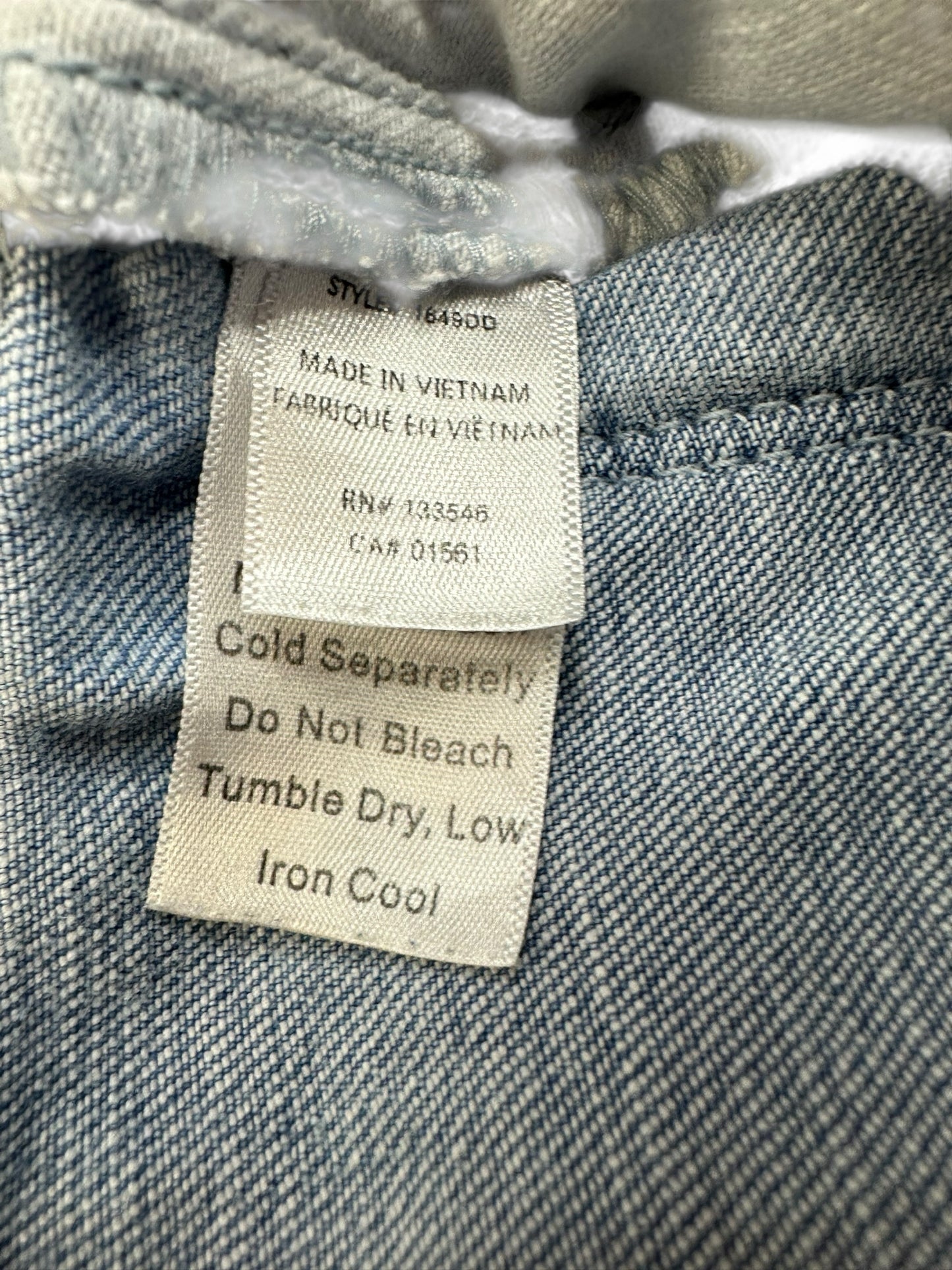 ecru Blue Cropped Denim Jeans Size 4