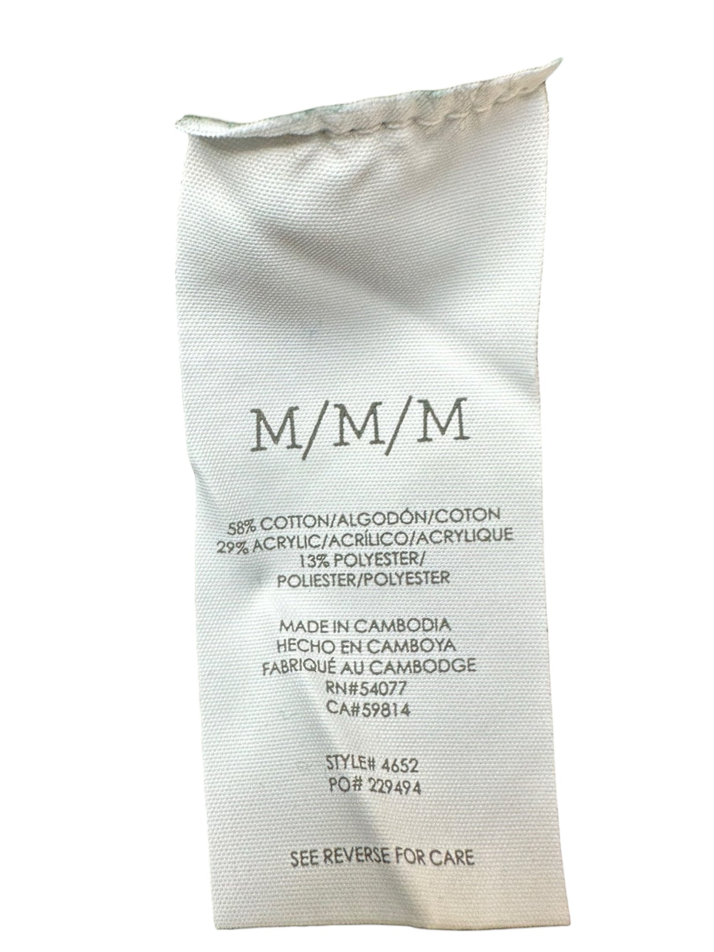 cabi Green Takeout Turtleneck Sweater Size M