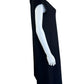 EILEEN FISHER Black Knit Midi Dress Size S