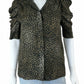 FRAME 100% Silk Leopard Print Top Size XS