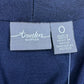 chicos NWT Navy Travelers Corset Cardigan Size S