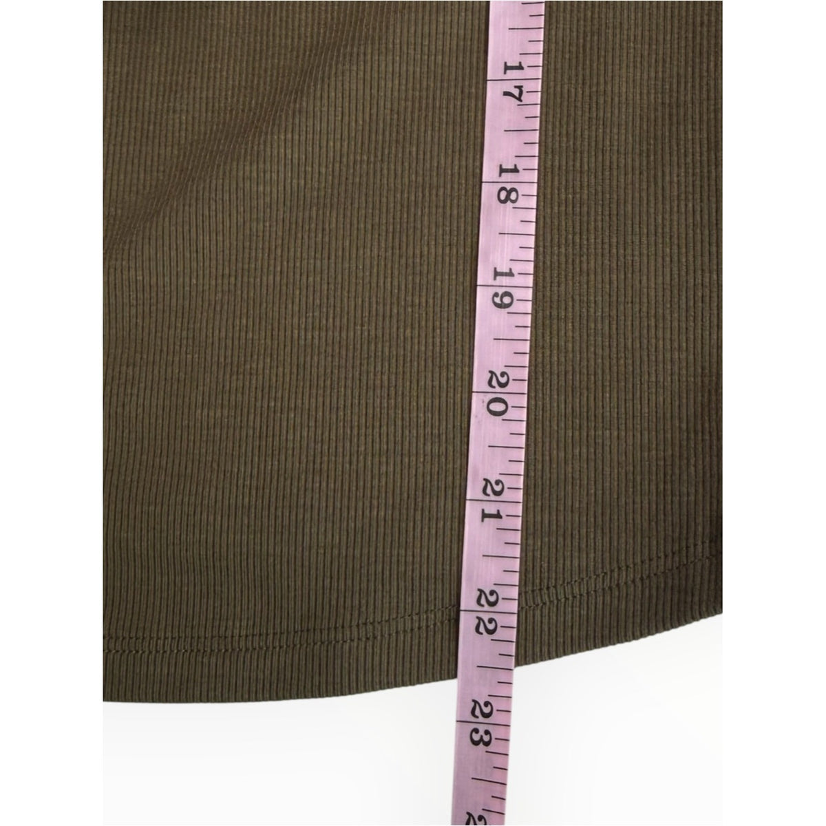 Joah Brown NWT Dark Olive Ribbed Strappy Tank Size M/L