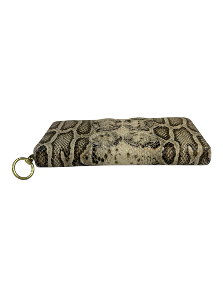 COACH Python Snakeskin Continental Wallet
