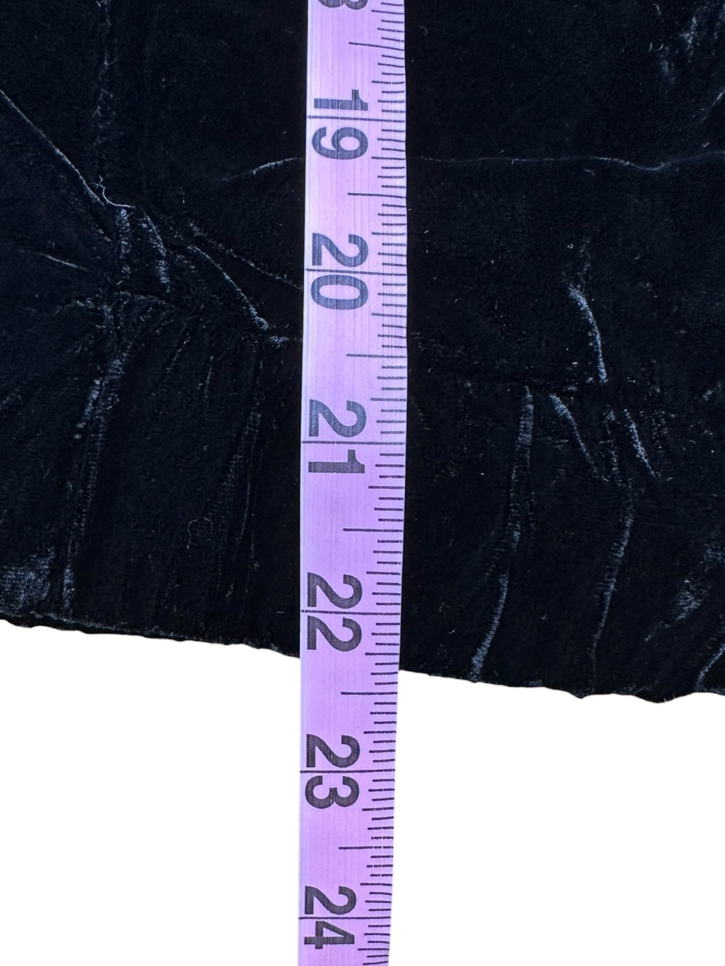 bella dahl Black Velvet Jogger Track Suit Set Size M