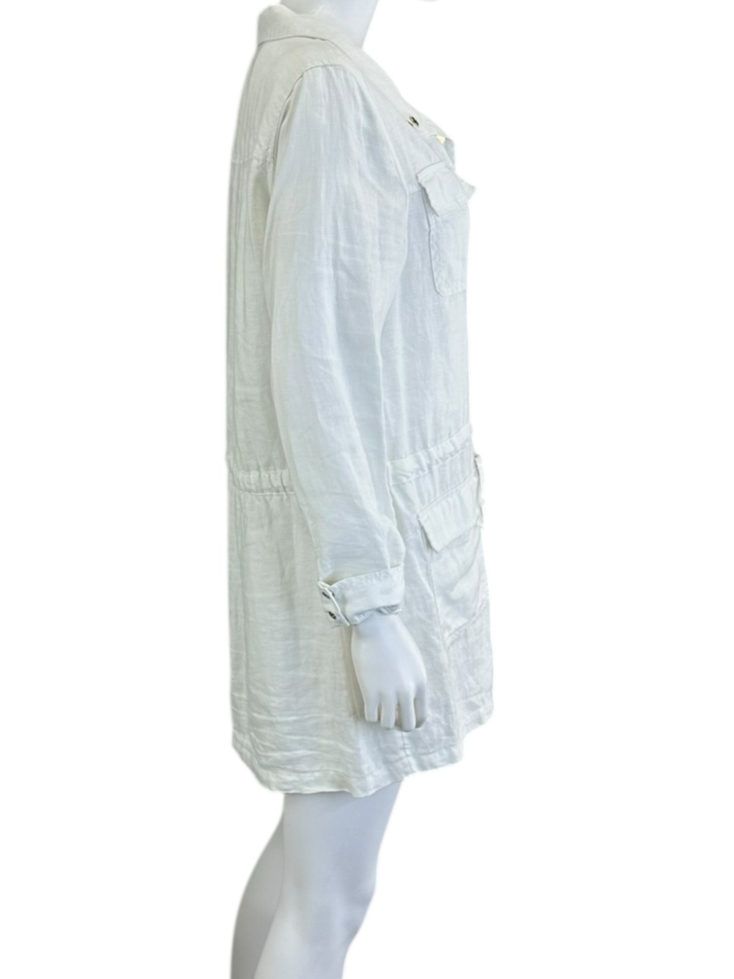 Jones & Co White Casual Jacket Size M