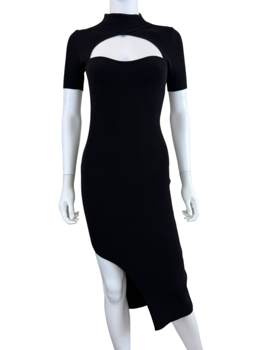 Paola Bernardi Black Bolero Style Sweater Dress Size S