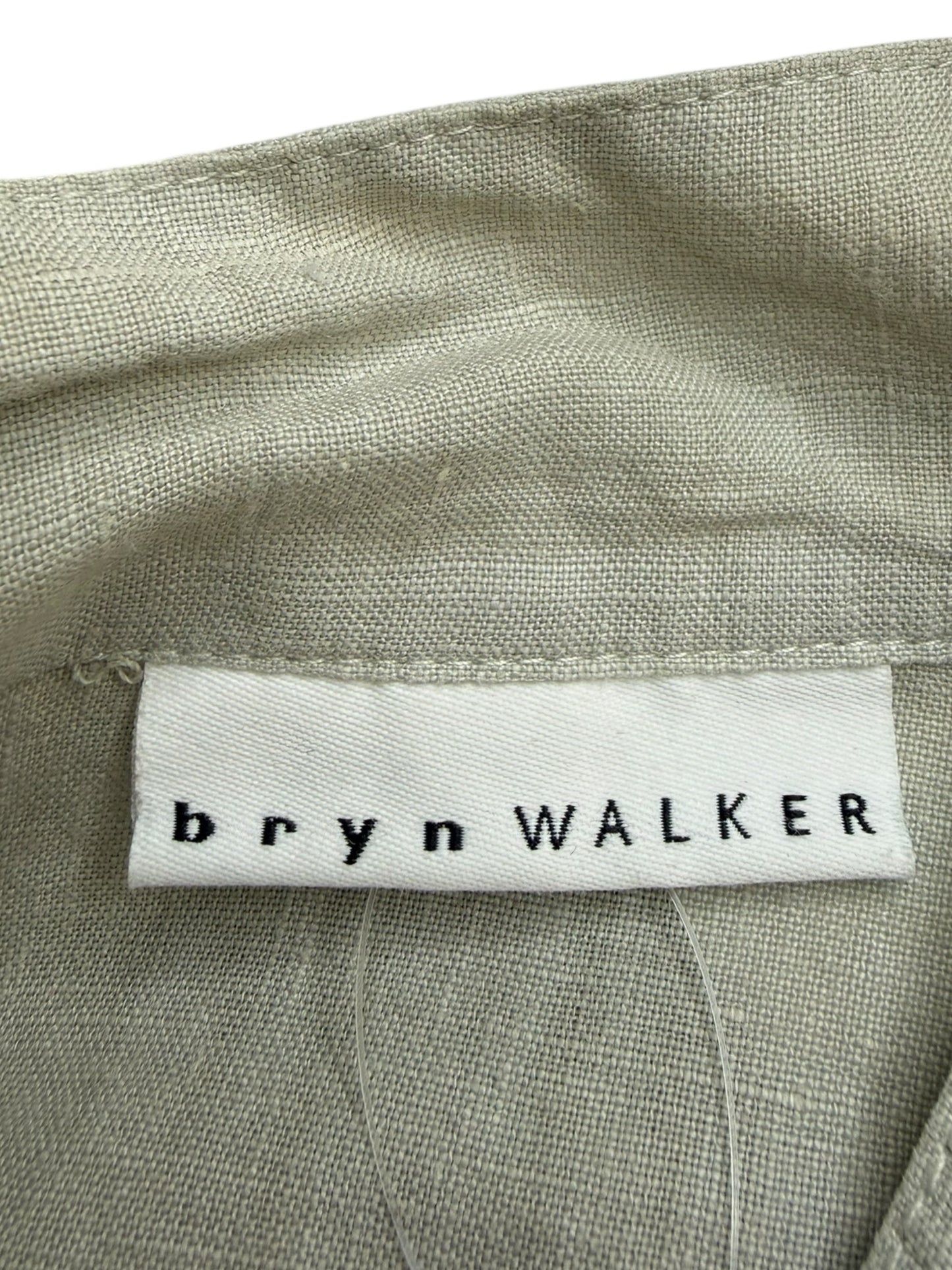 bryn walker Tan 100% Linen Jacket Size 1X
