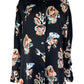 Vince 100% Silk Black Floral Button-Down Size 3X