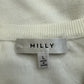 MILLY White LOVE Sweater Size L