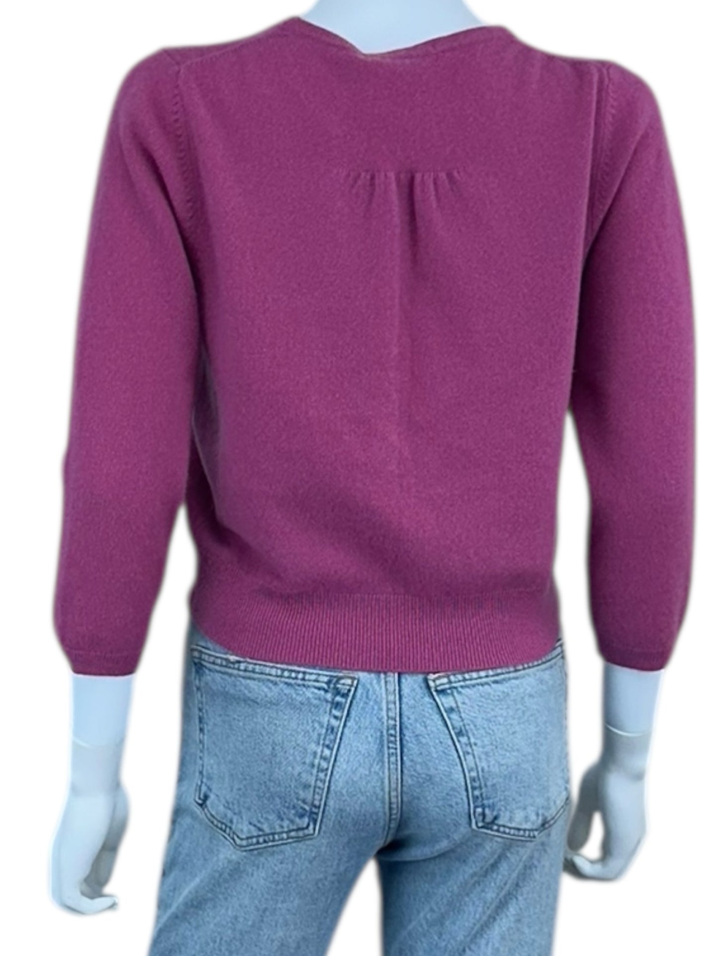 Boden Pink NWT 100% Cashmere Sweater Cardigan Size 10