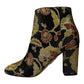 Aquazzura NWT Brookly Oriental Rose Brocade Booties Size 38