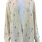 Chico's NWT Cream Drop Rhinestone Cardigan Size XL