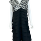NWT Dress Barn Black and White Cocktail Dress Size 16W