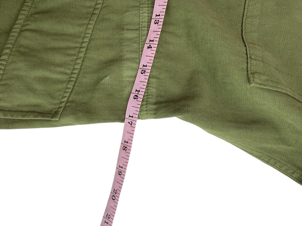 Current Elliott Green Richland Linen Jumpsuit Size 2