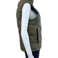 COLUMBIA Olive Titanium Tech Interchange 550 System Quilted Down Vest Size M