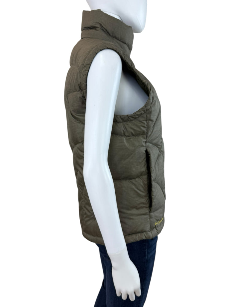 COLUMBIA Olive Titanium Tech Interchange 550 System Quilted Down Vest Size M