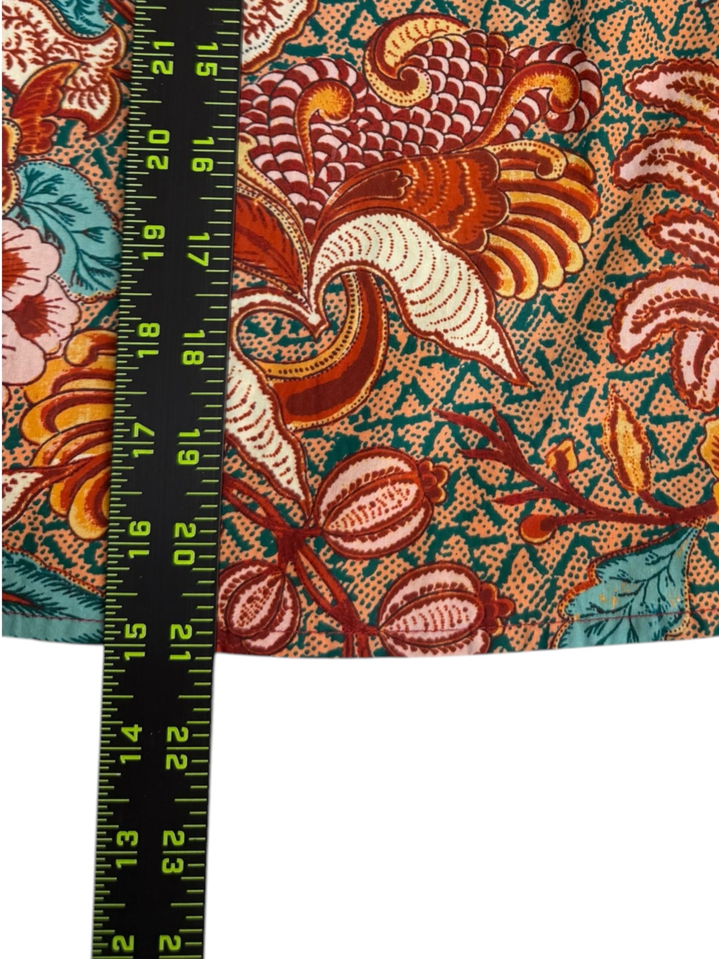 ULLA JOHNSON Evelyn Floral Print Puff Sleeve Top Size 2