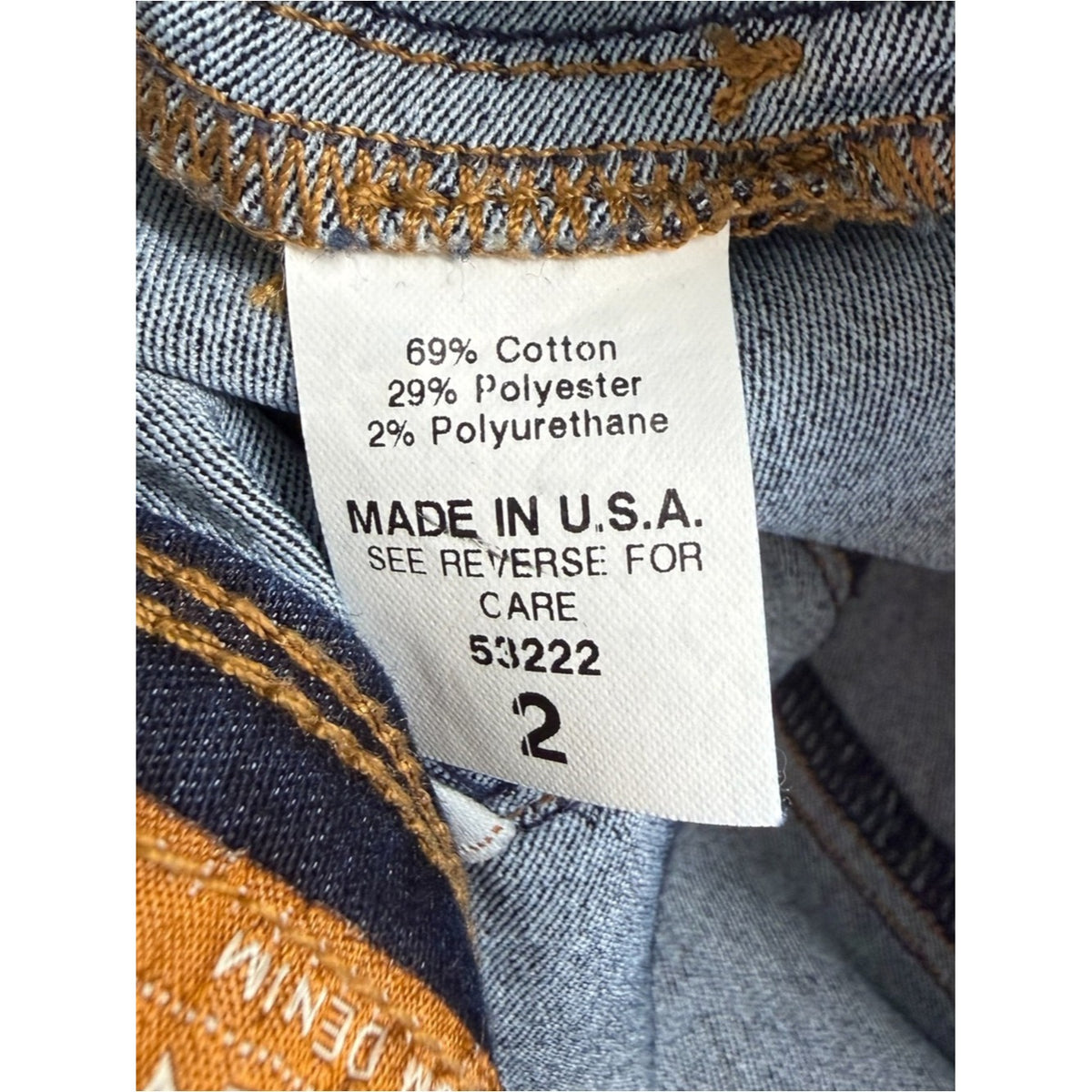 Vizcaino Premium Denim Blue Skinny Jeans Size 2