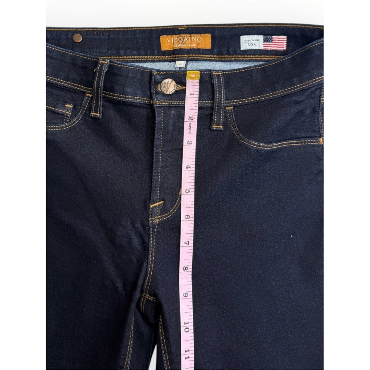 Vizcaino Premium Denim Blue Skinny Jeans Size 2