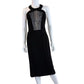 Hunter Bell Black Halter Cocktail Dress Size 6