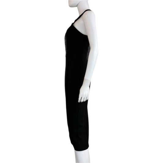 Hunter Bell Black Halter Cocktail Dress Size 6