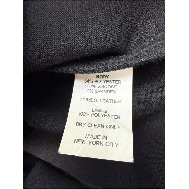 Hunter Bell Black Halter Cocktail Dress Size 6
