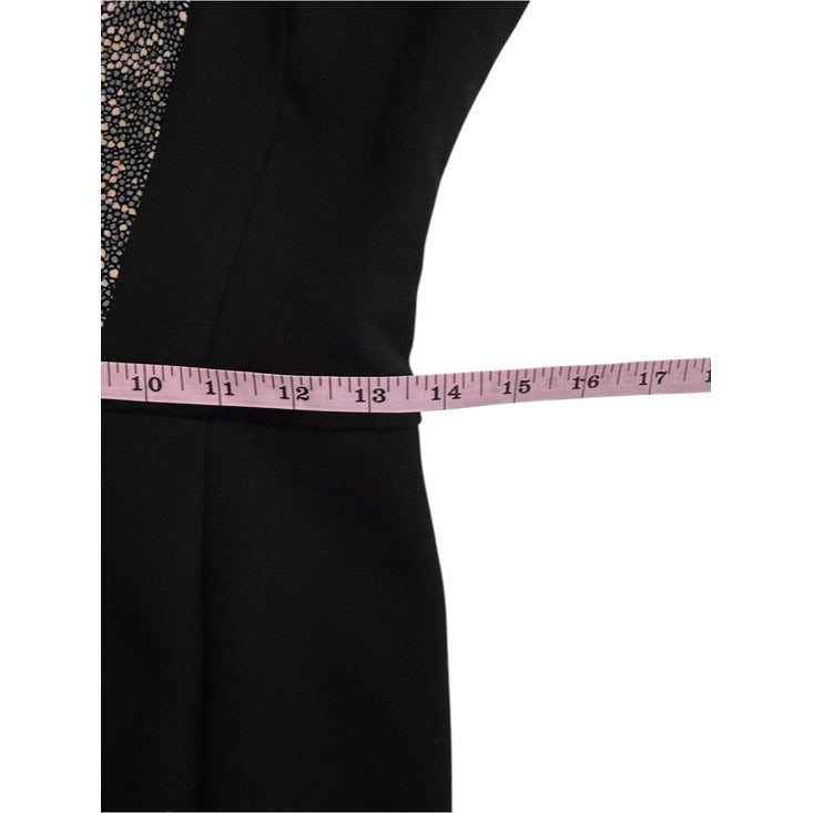 Hunter Bell Black Halter Cocktail Dress Size 6